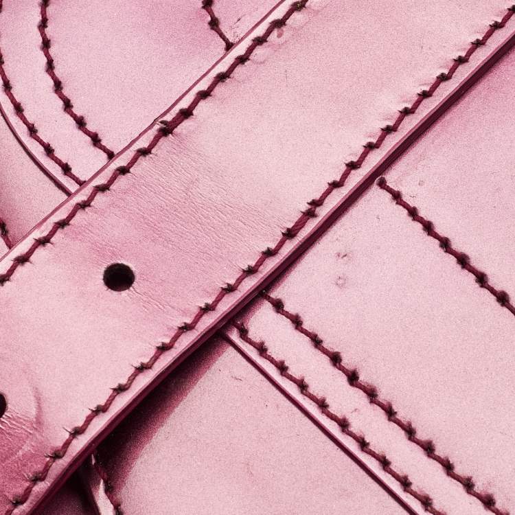 Pre Owned Proenza Schouler Purple Patent Leather Mini PS1 Crossbody Bag