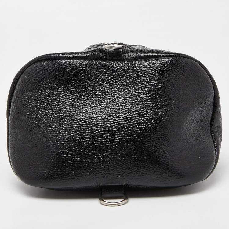 Pre Owned Proenza Schouler Black Vertical Zip Convertible Top Handle Bag