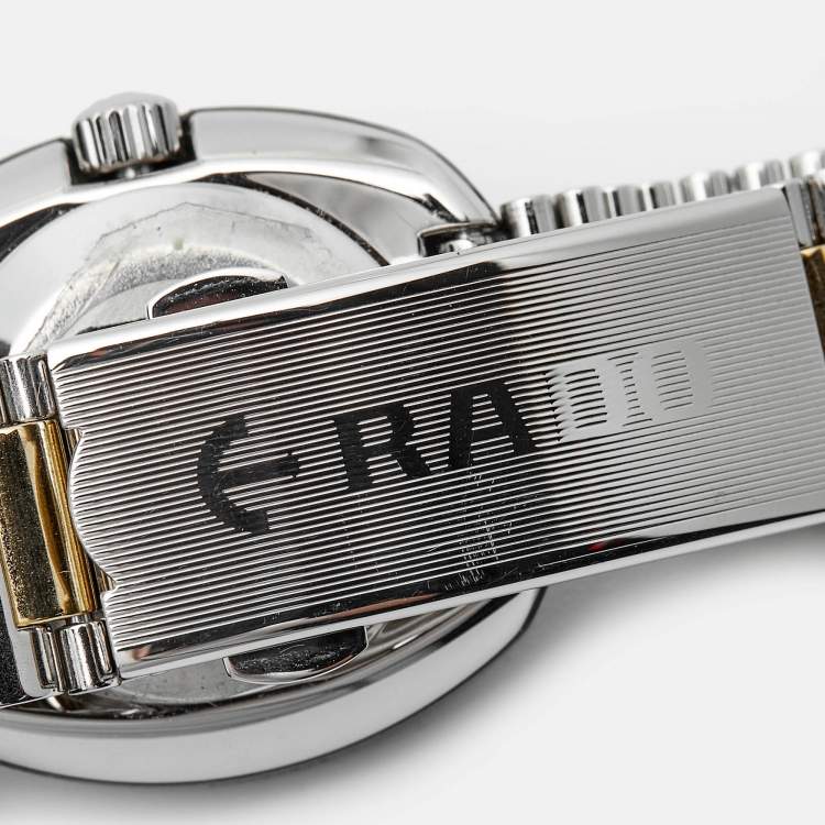Pre Owned Rado Champagne Tungsten Carbide Two-tone Stainless Steel Diamond DiaStar R12403633 Women's Wristwatch 27.30 mm