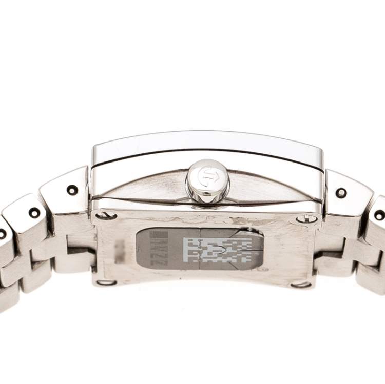 Pre Owned Rado Grey Stainless Steel Carbon Carbide Diastar R18682153 Women's Wristwatch 20 mm