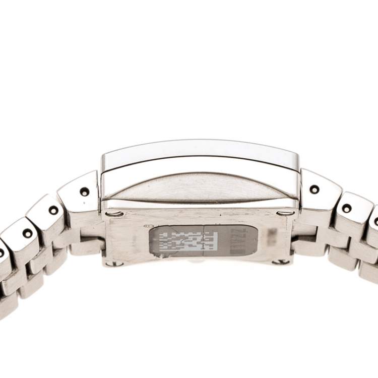 Pre Owned Rado Grey Stainless Steel Carbon Carbide Diastar R18682153 Women's Wristwatch 20 mm