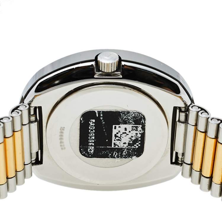 Pre Owned Rado Gold Tungsten Carbide & Two Tone Stainless Steel DiaStar R12307304 Women's Wristwatch 27 mm