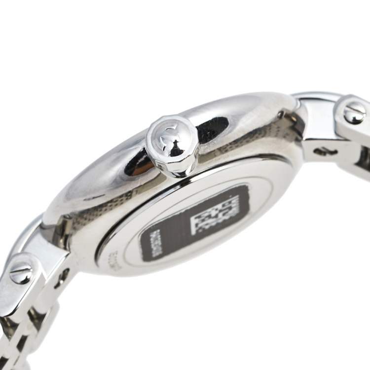 Pre Owned Rado Mother of Pearl Stainless Steel Coupole Diamonds R22854929 Women's Wristwatch 27 mm 