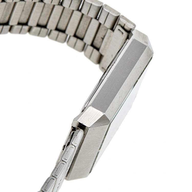 Pre Owned Rado Silver Stainless Steel Vintage 16560790 Women's Wristwatch 22 mm