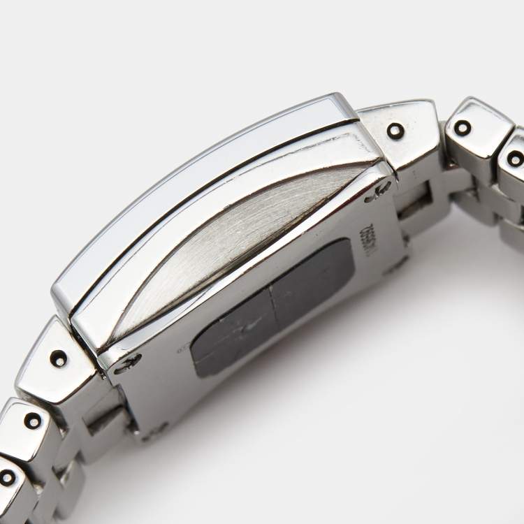 Pre Owned Rado Black Stainless Steel Carbon Carbide Diastar R18682153 Women's Wristwatch 20 mm