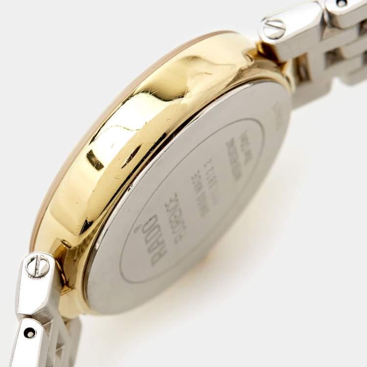 Pre Owned Rado Silver Two Tone Stainless Steel Florence 111.3872.2 Women's Wristwatch 28 mm