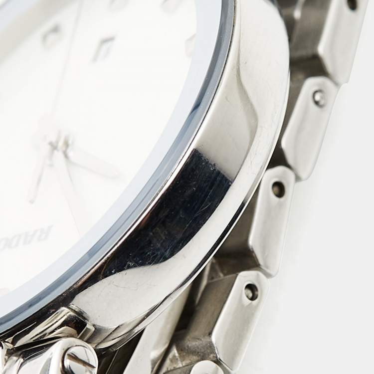 Pre Owned Rado Silver Stainless Steel Florence R48874024 Women's Wristwatch 28 mm 