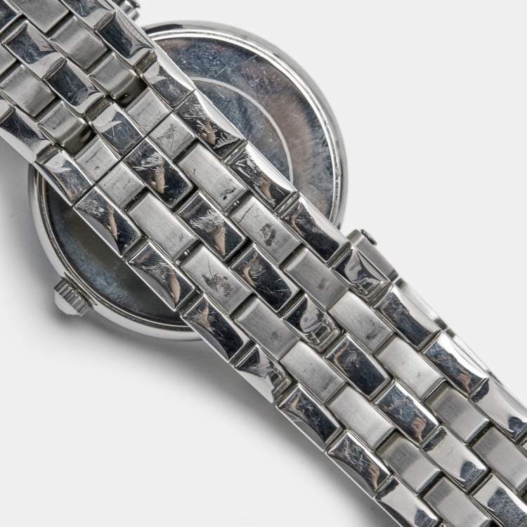مملوكة مسبقًا Rado Black Stainless Steel Florence R48874153 Women's Wristwatch 28 mm