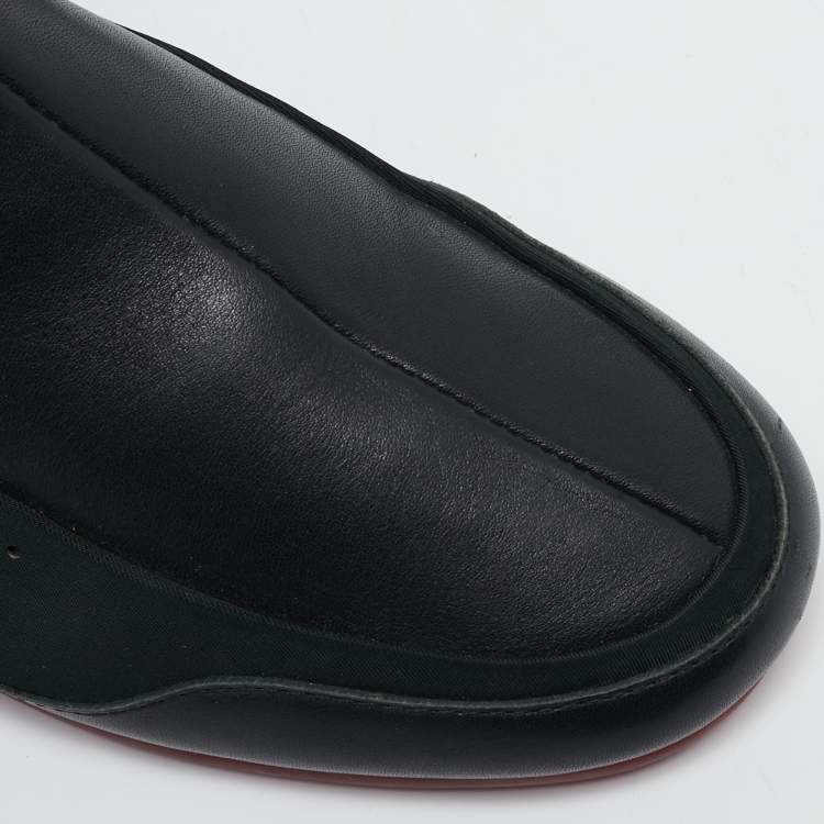 Pre Owned Raf Simons Black Leather Cycloid Ankle Boots Size 41