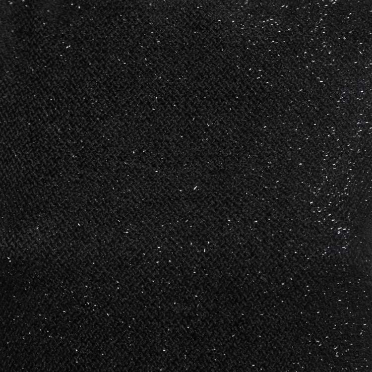 Pre Owned Ralph Lauren Collection Black Wool Sleeveless Mini Dress M