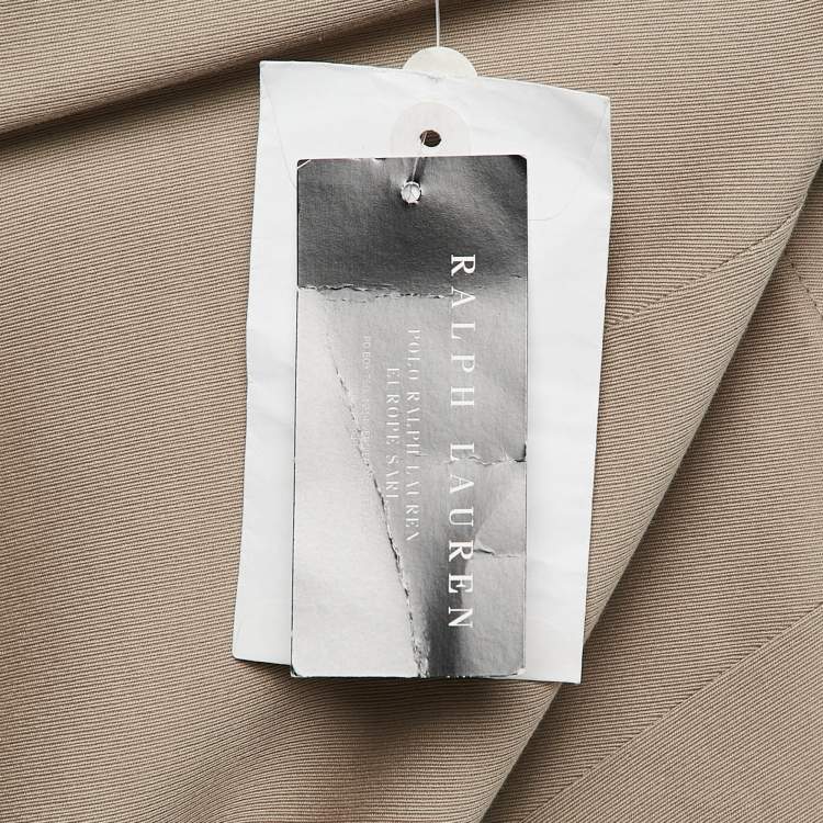 Pre Owned Ralph Lauren Beige Stretch Knit Patton Jodphur Pants S