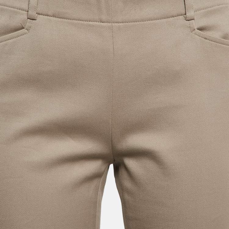 Pre Owned Ralph Lauren Beige Stretch Knit Patton Jodphur Pants S