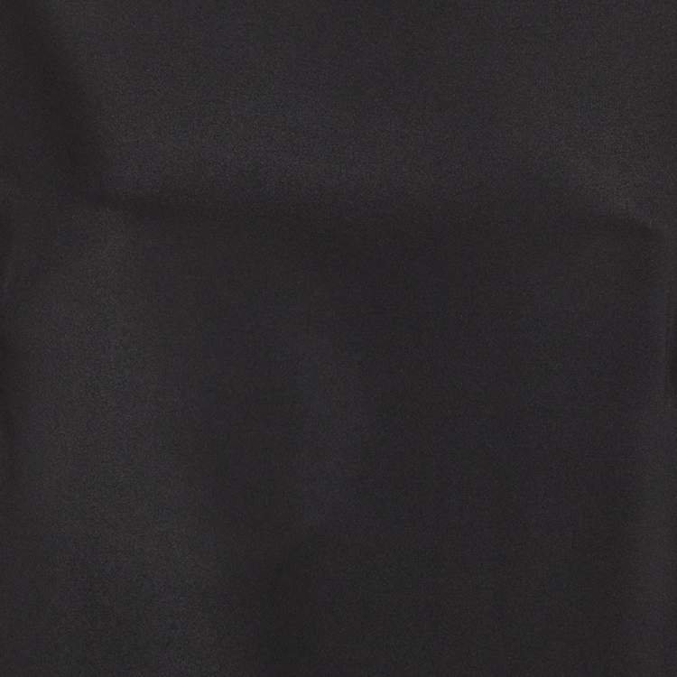 Pre Owned Ralph Lauren Black Cady Linette Tunic Top L