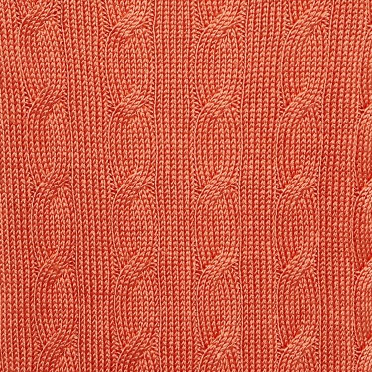 Pre Owned Ralph Lauren Orange Cable Knit Tank Top XL