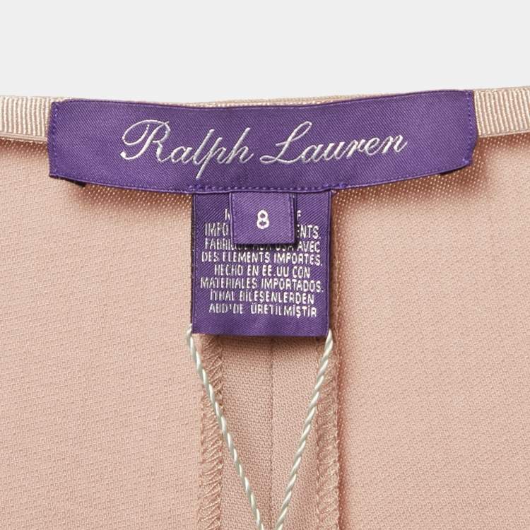 Pre Owned Ralph Lauren Winter Rose Wool Annie Pants M