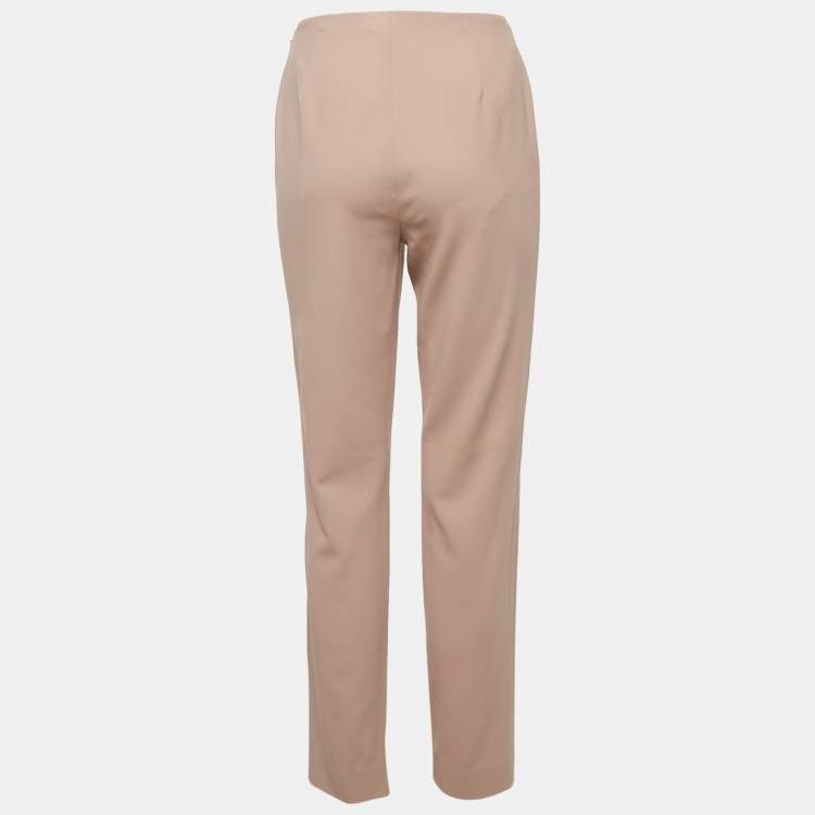 Pre Owned Ralph Lauren Winter Rose Wool Annie Pants M
