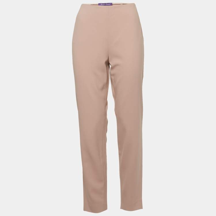 Pre Owned Ralph Lauren Winter Rose Wool Annie Pants M