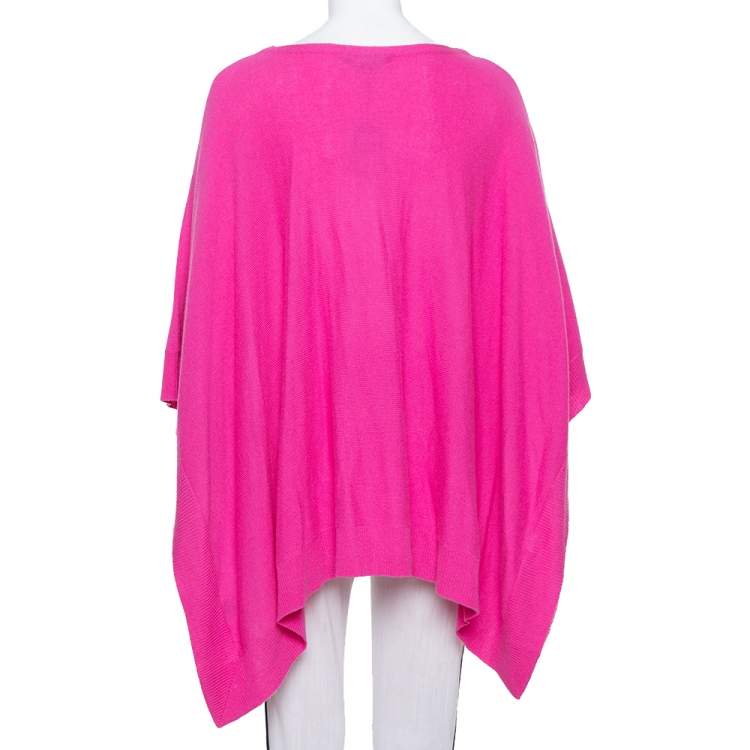 مملوكة مسبقًا Ralph Lauren Pink Cashmere Poncho XS