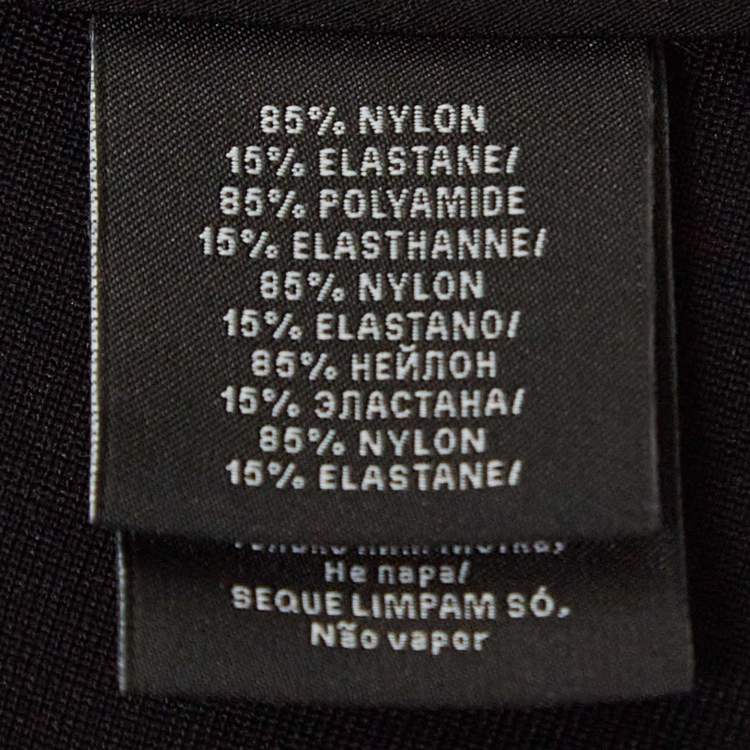 Pre Owned Ralph Lauren Black Synthetic Zip Front Jacket S