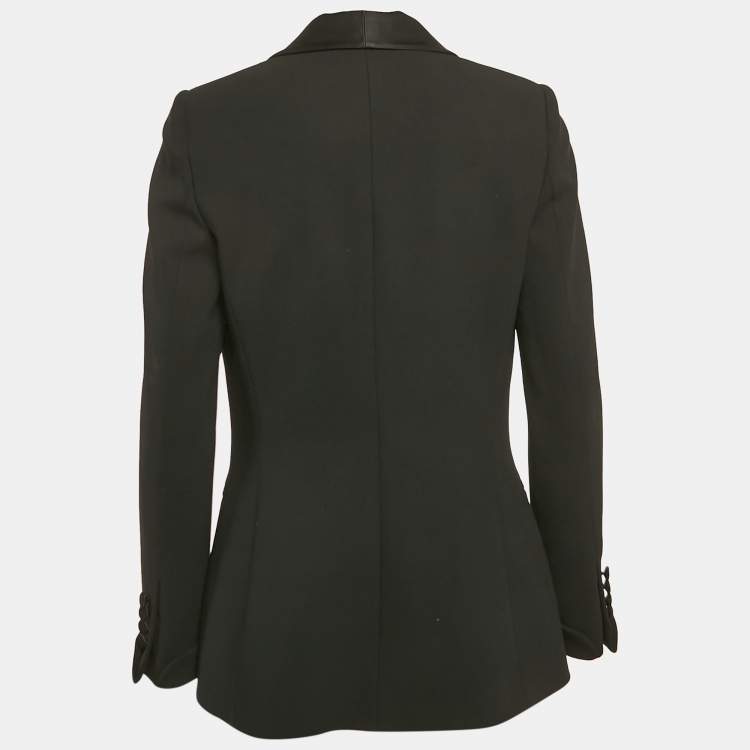 Pre Owned Ralph Lauren Purple Label Black Wool Single Breasted Tuxedo Jacket M