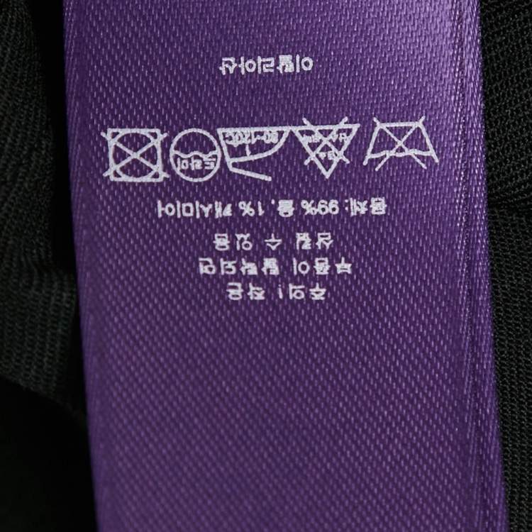 مملوكة مسبقًا Ralph Lauren Purple Label Black Wool Trousers M