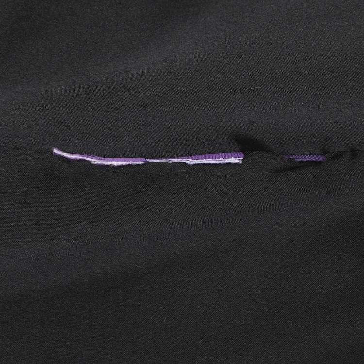 Pre Owned Ralph Lauren Purple Label Black Wool Single Breasted Tuxedo Jacket L