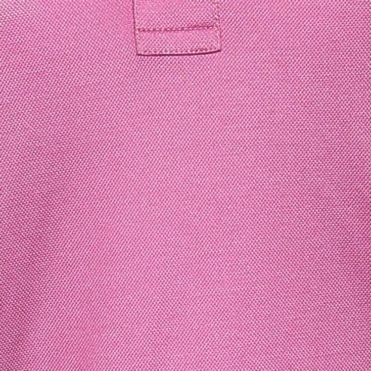 Pre Owned Ralph Lauren Pink Cotton Pique Short Sleeve Polo T-Shirt S