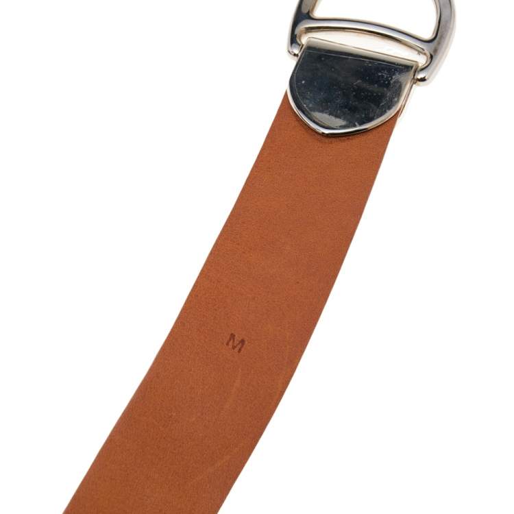 Pre Owned Ralph Lauren Beige Python Belt 95CM