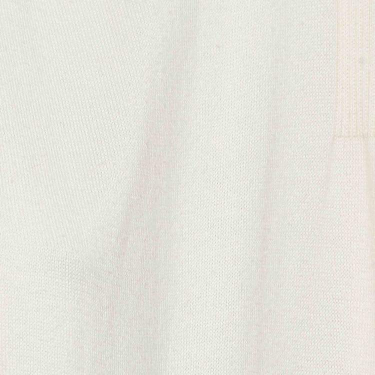 Pre Owned Ralph Lauren Cream Rib Knit Cardigan XS/S