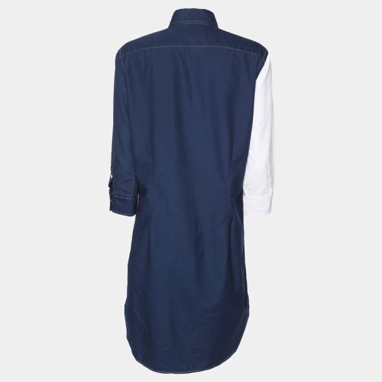 Pre Owned Ralph Lauren Multicolor Cotton Long Shirt M