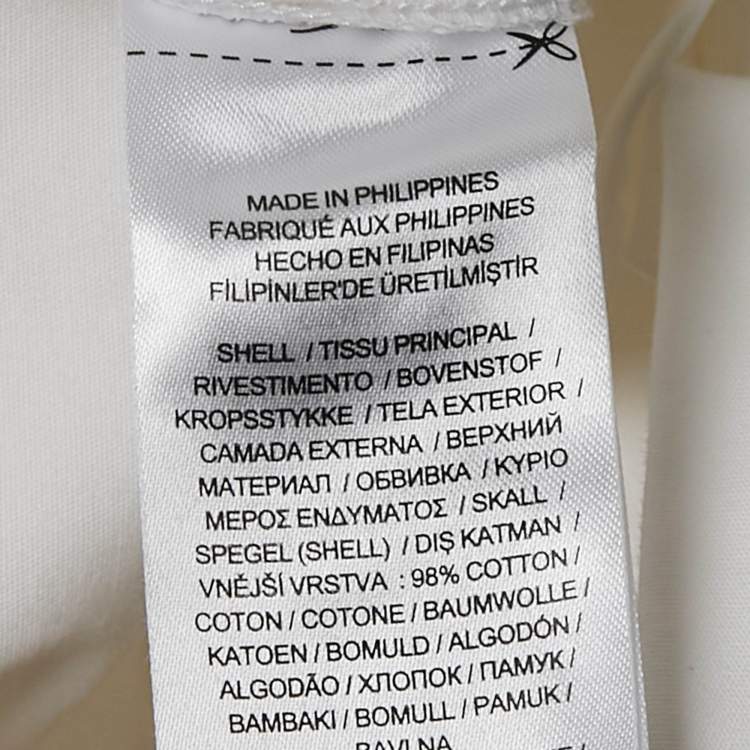Pre Owned Ralph Lauren White Cotton Trousers L