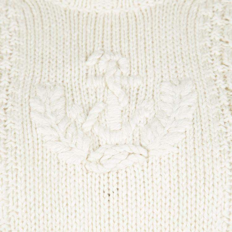 Pre Owned Ralph Lauren Cream Chunky Knit Sweater L