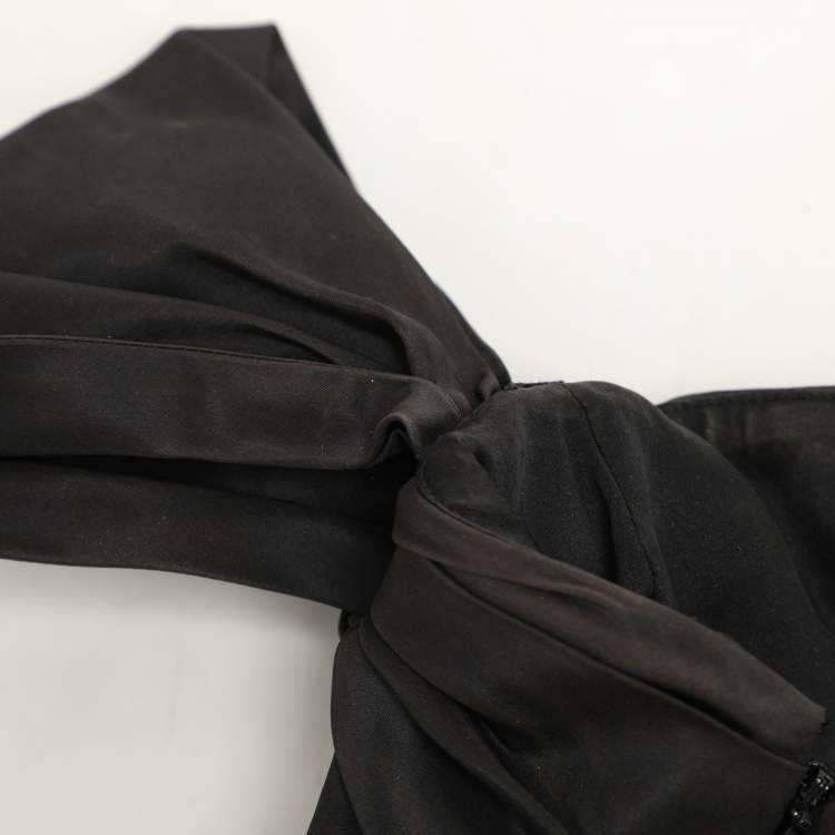 Pre Owned Ralph Lauren Black Silk Top S