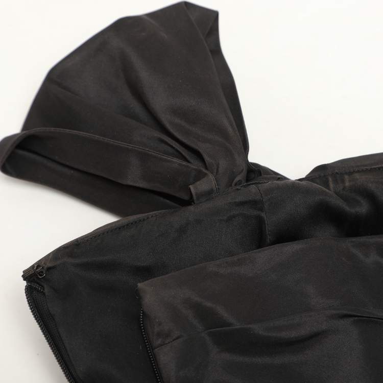 Pre Owned Ralph Lauren Black Silk Top S