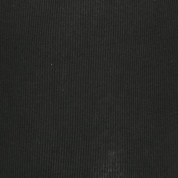 Pre Owned Ralph Lauren Black Rib Knit Cotton Tank Top L