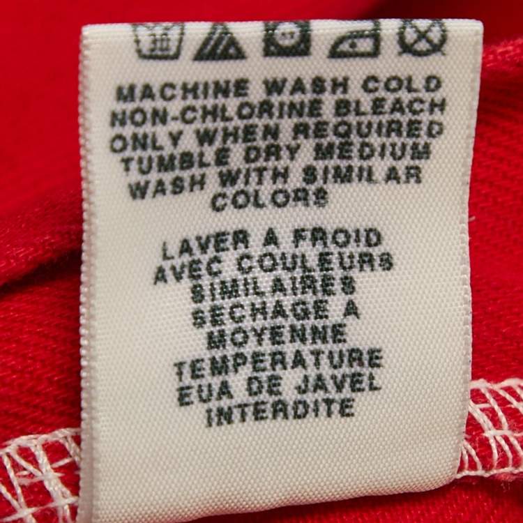 Pre Owned Ralph Lauren Red Denim Straight Leg Jeans L Waist 31"