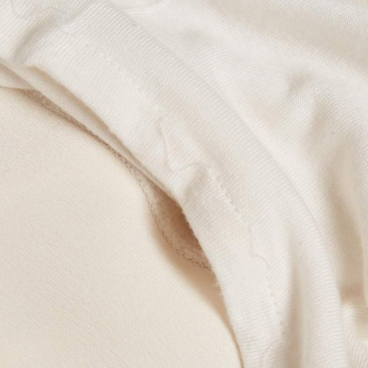 Pre Owned Ralph Lauren White Silk Panel Detail Sleeveless Top S