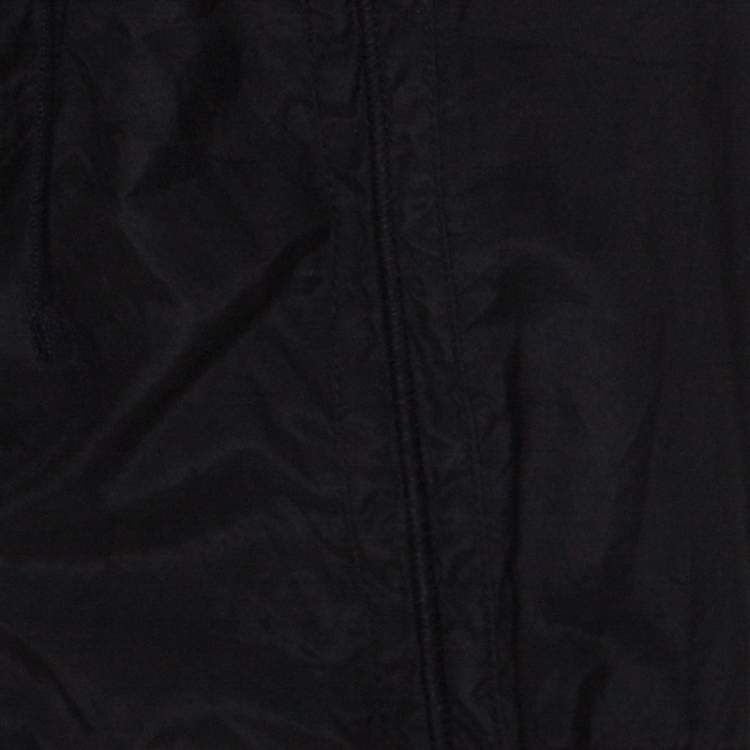 Pre Owned Ralph Lauren Black Silk & Cotton Blend Cargo Trousers M