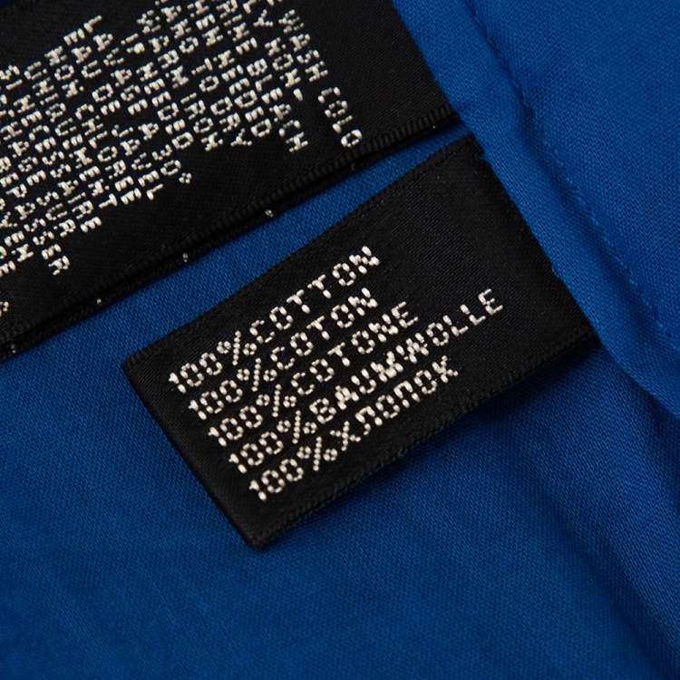 Pre Owned Ralph Lauren Blue Cotton Button Front Shirt M