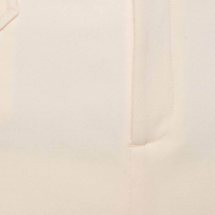 Pre Owned Ralph Lauren Cream Knit Pencil Skirt M