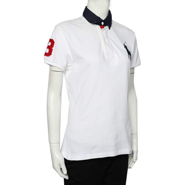 Ralph lauren sales contrast collar polo