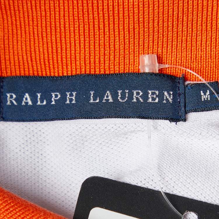 مملوكة مسبقًا Ralph Lauren White Cotton Pique Sleeveless Polo T-Shirt M