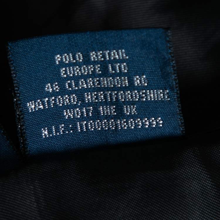 Pre Owned Ralph Lauren Two Tone Patterned Wool Single Breasted Blazer M