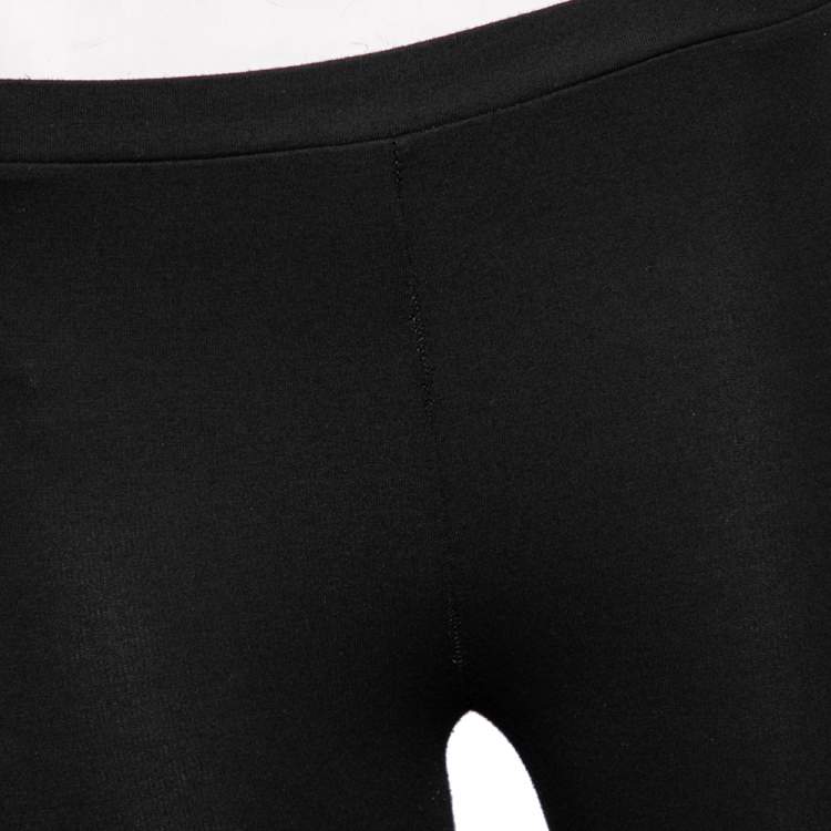 Pre Owned Ralph Lauren Black Jersey Slim Fit Pants S