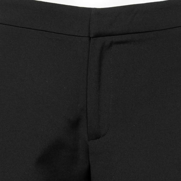 مملوكة مسبقًا Ralph Lauren Black Wool Tailored Pants M
