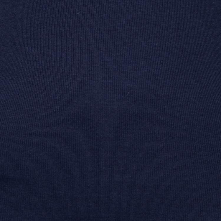 Pre Owned Ralph Lauren Navy Blue Knit Turtleneck Sweater M 