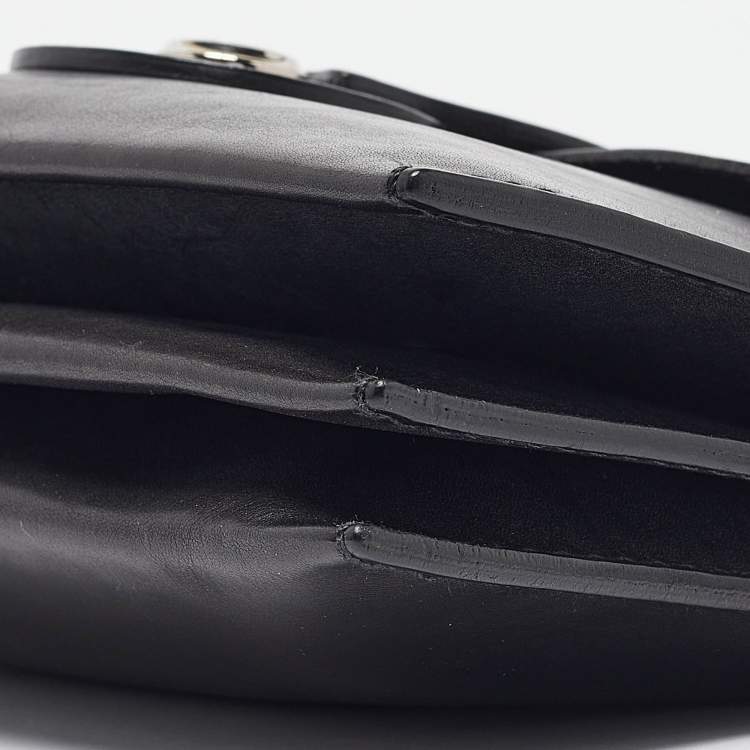 Pre Owned Ralph Lauren Black Leather Ricky Clutch Bag
