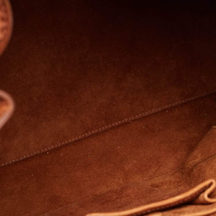 Pre Owned Ralph Lauren Brown Leather Ricky 33 Tote