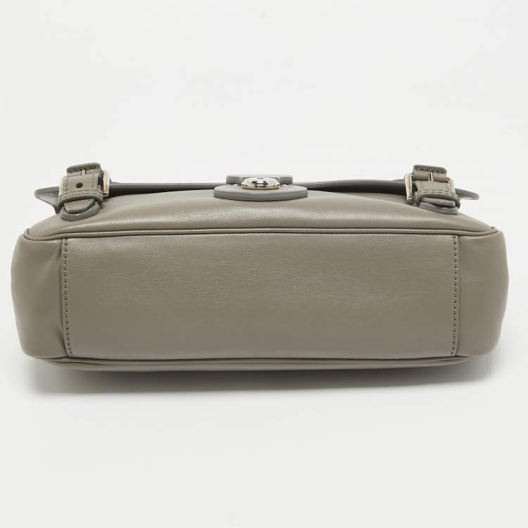 Pre Owned Ralph Lauren Grey Ricky Chain Shoulder Bag