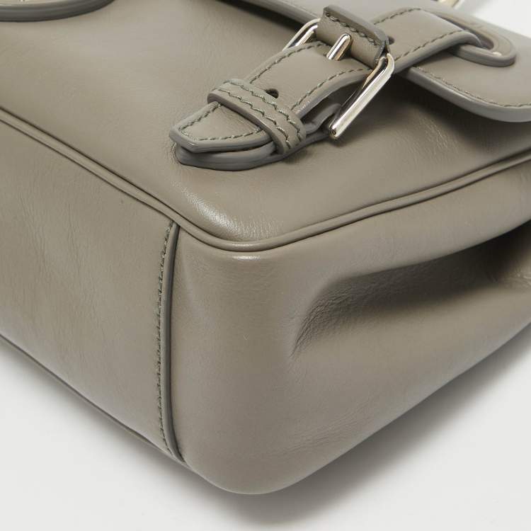 Pre Owned Ralph Lauren Grey Ricky Chain Shoulder Bag